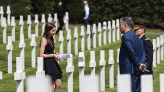 he Honorable Mark Takano (D-CA), Ranking Member, House Committee on Veterans’ Affairs CODEL visit 2024. Students from the school gave interpretative stories on individuals buried at the cemetery. 